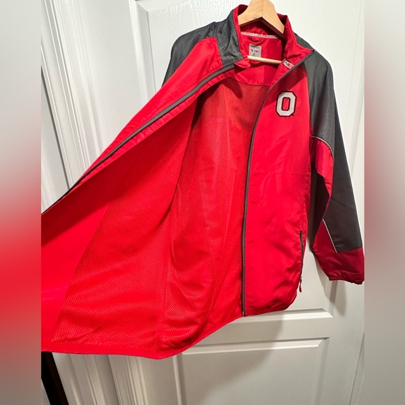 Ohio State Buckeyes Jacket Wind Breaker Campus Classics by The Oval Size: Medium - Picture 11 of 12